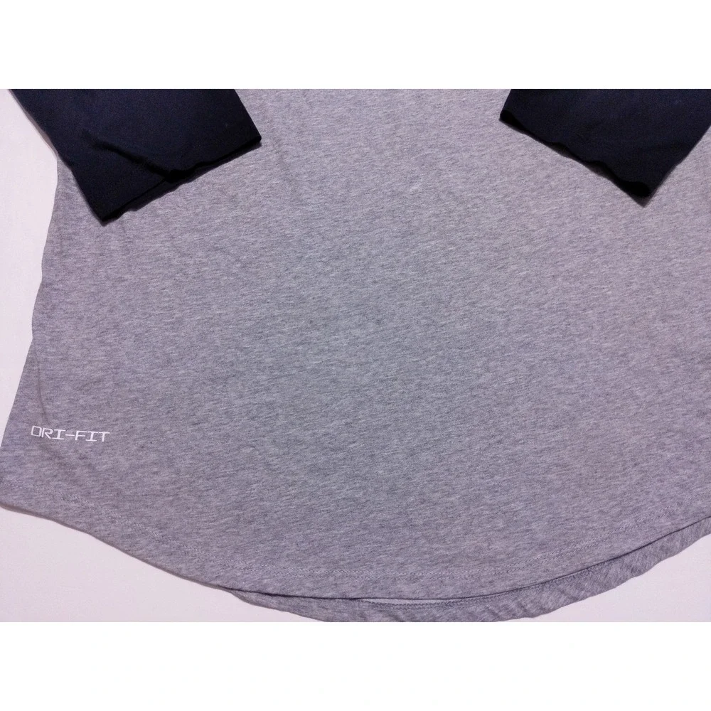 NIKE UCF Knights‎ Script Raglan T-Shirt Gray Black Men's Medium M